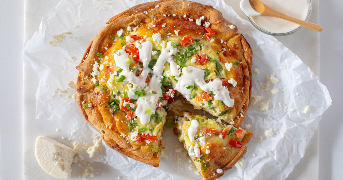 Bacon & queso fresco frittata